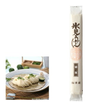 其他麵條 【總代理】氷見海津屋 烏龍麵(細)_200g_日本空運