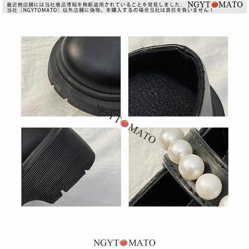 ローファー レディース PU スリッポン ラウンドトウ ストラップ