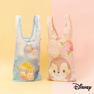 【R.FUN SHOP】迪士尼可收納飲料袋 米奇 小美人魚 米奇米妮 飲料袋 雙杯提袋 環保袋 CA844