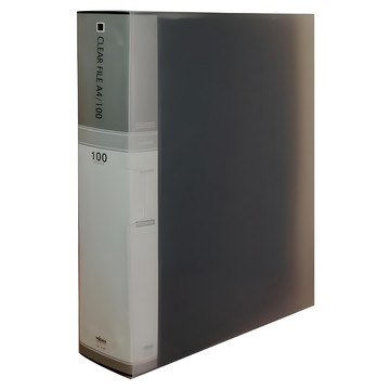 MiDAS HYUNPOONG 可加頁A4事務檔案夾 100頁  黑色  1本