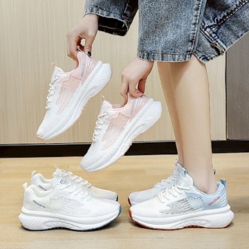 【LN】現+預 透氣網布飛織休閒鞋(女鞋/休閒鞋/厚底鞋)