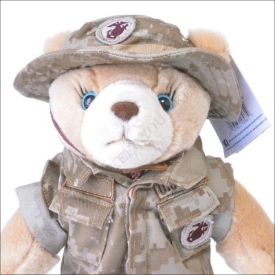 テディベア ミリタリー仕様 約28cm 軍隊 迷彩柄 MILITARY TEDDY BEARS 