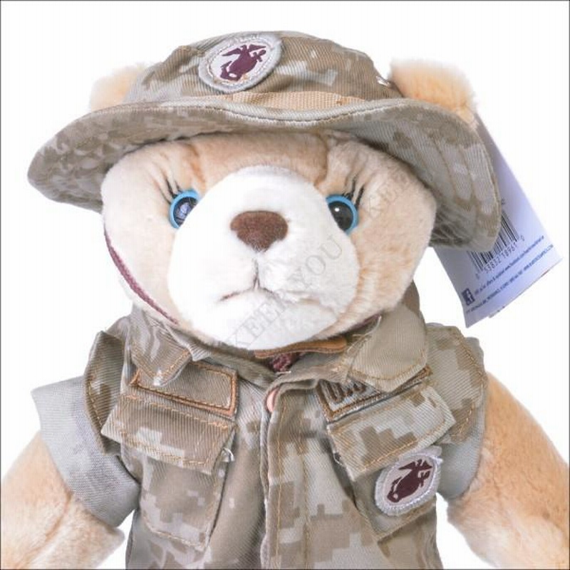 テディベア ミリタリー仕様 約28cm 軍隊 迷彩柄 MILITARY TEDDY BEARS