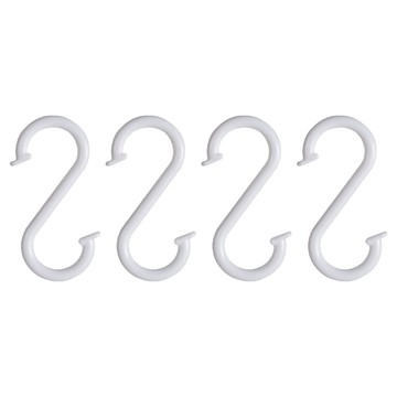 多用途S掛勾 AES樹脂  White  1組