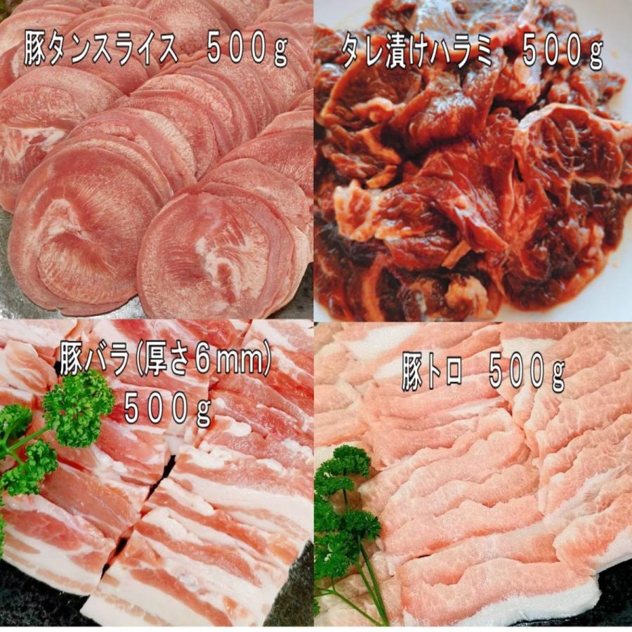 肉 バーベキュー 食材 牛肉 焼肉セット バーベキュー 肉 タン BBQ 肉 カルビ ハラミ 豚トロ バーベキューセット 食材 BBQ 食材 焼肉 豚肉 2.0kg