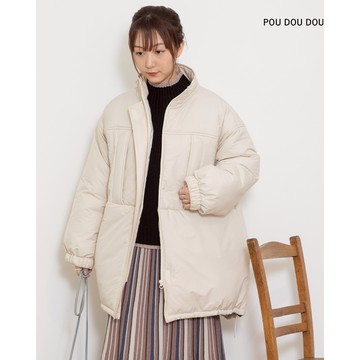 【POU DOU DOU】米色份量感鋪棉外套 PPS79350