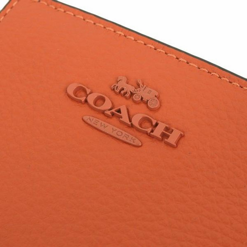 COACH コーチ 二つ折り財布 CC900 マンゴーオレンジ - 小物