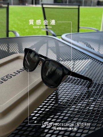 [1atm] 抗UV400 質感墨鏡 (2 colors)