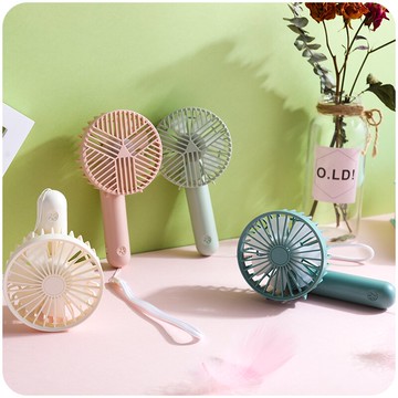 手持小風扇便攜式隨身小型學生宿舍迷你電扇usb充電簡約床上靜音