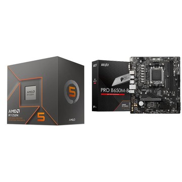AMD 〈鈔省價〉R5 8500G+微星 PRO B650M-B M-ATX主機板