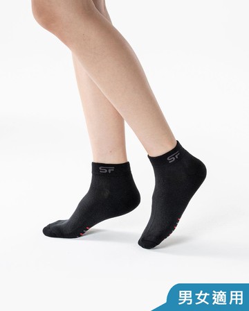 【三花 Sun Flower】1/4 毛巾底運動襪  (型號：466)