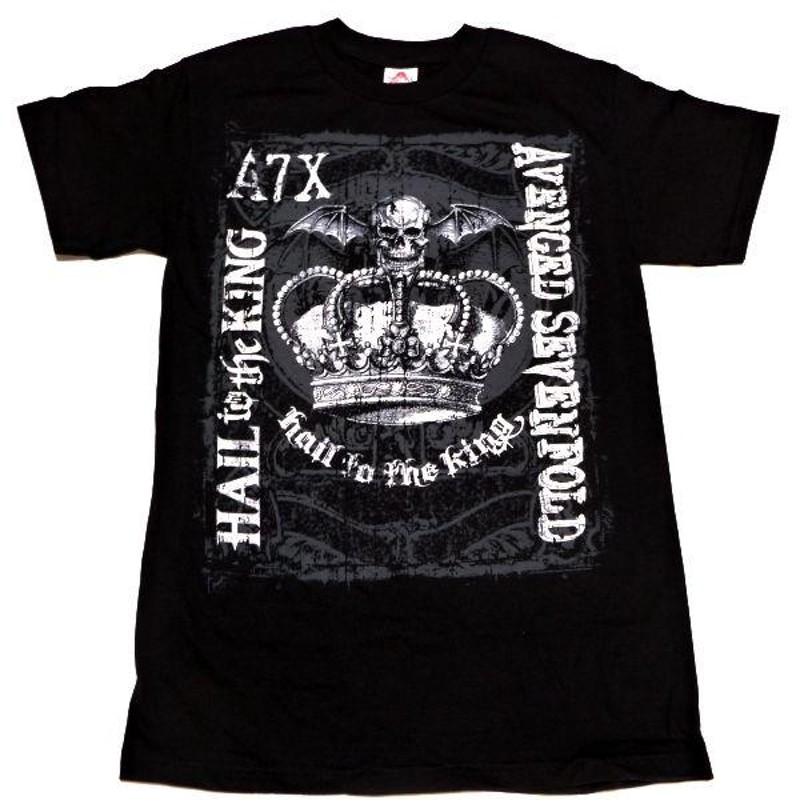 AVENGED SEVENFOLD ロックTシャツ バンドTシャツ 総柄Tシャツ AVENGED SEVENFOLD Short Sleeve T-Shirt: Nightmare All Over