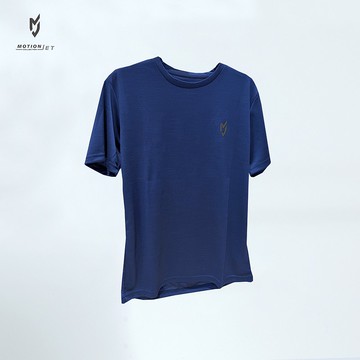 MJC002-MJ 中性版環保抗菌機能運動短袖 (丈青) S-2XL