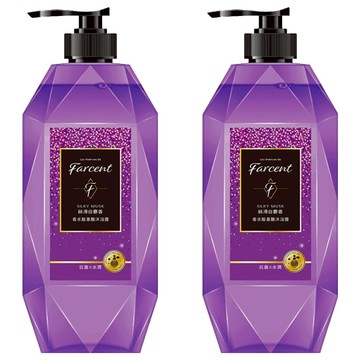 Farcent 香水 胺基酸沐浴露  絲滑白麝香  780g  2瓶
