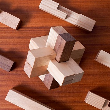 【魯班鎖】益智玩具 木製桌遊 1250903 | Wooderful life