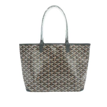 Goyard Artois PM 帆布拉鍊肩背托特包(黑)
