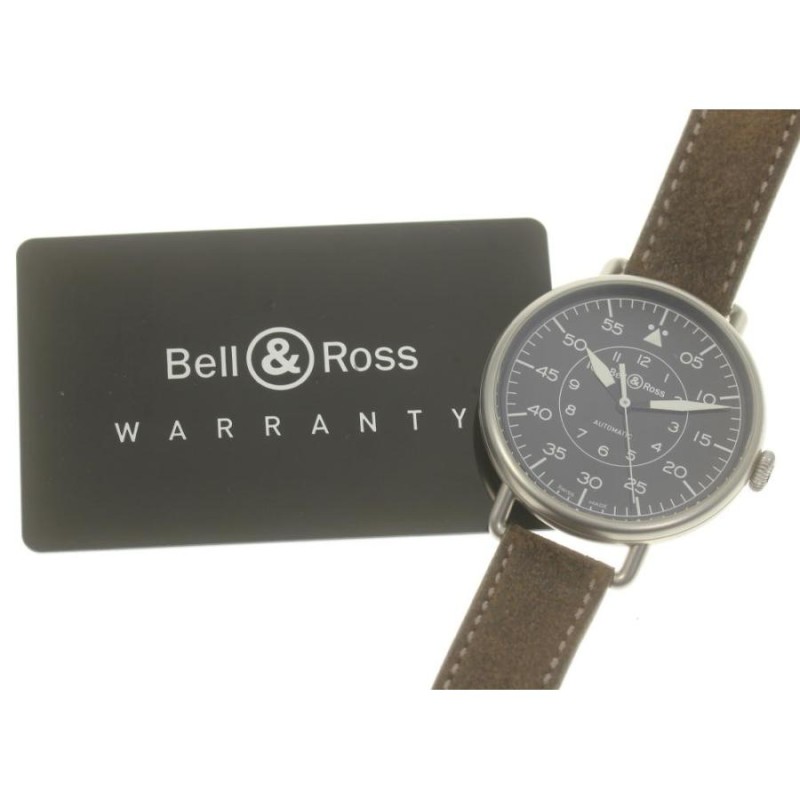 ☆良品 保付き【Bell＆Ross】ベル＆ロス ミリタリー パイロット