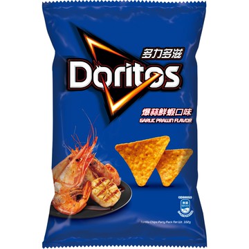 多力多滋爆蒜鮮蝦口味玉米片102g