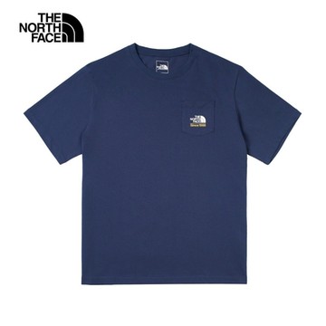 The North Face U THE NORTH FACE 1966 POCKET SS TEE - AP男短袖上衣-藍-NF0A88G48K2