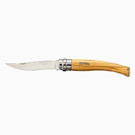 Opinel-Couteau Opinel Effile 12 Manche olivier 14 cm Virole tournante