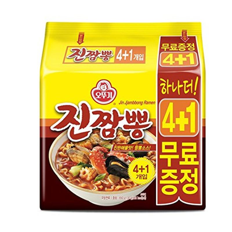 Ottogi 韓国ジンチャンポンラーメン4  