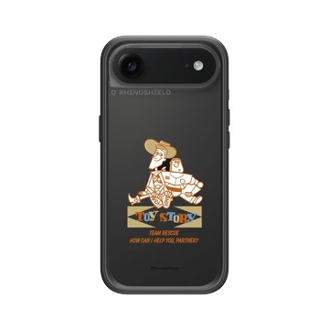 iPhone Air Mod NX -邊框背蓋組合 (相機按鈕) 黑 - 迪士尼-玩具總動員 Toy Story - 胡迪與巴斯光年-復古風