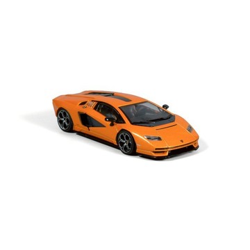 HH 1/64 藍寶堅尼 Countach LPI 800-4 引擎蓋可開 橘色 東海模型