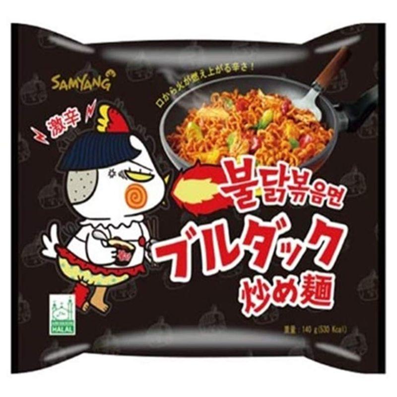 三養ブルダック炒め麺 (5食パック) 日本版 140g×5食入り