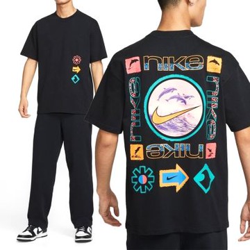 Nike As U Nsw Tee M90 Oc Brandrif L 短袖 男款 黑色 T恤 HJ0763-010