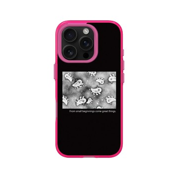 iPhone 16 Pro Clear 粉漾桃 - 怪奇事物所 Incrediville - 所長細胞群_黑