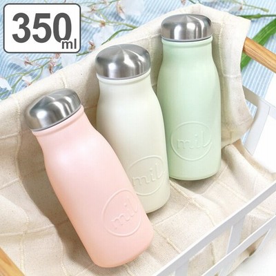 水筒 ステンレス 直飲み mil マグボトル 350ml （ 保温 保冷 軽い 軽量 ボトル ミニボ