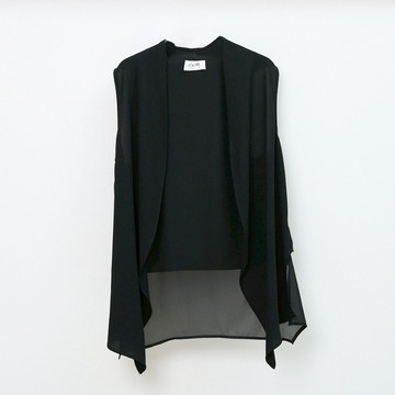 CLL巧玲瓏 雪紡長版外搭背心 7454003