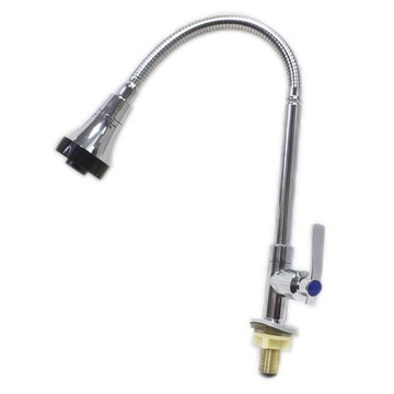 單冷萬向蛇管水龍頭 單冷水龍頭 304不鏽鋼 單冷水 水龍頭 單孔龍頭【AI210】  123便利屋