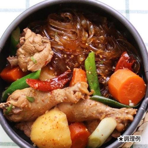 『オットギ』平たい唐麺(400g) 太い(平麺)春雨 チャップチェの麺 タンミョン チャプチェ 春雨 麺料理 韓国料理 韓国食品