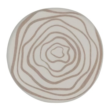 收納王妃 自創杯墊 簡約系列 圓形 6入  10 x 10 x 0.9cm  漩渦  1組