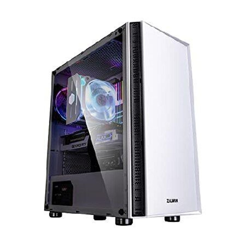 Zalman R2 ホワイト ATX ミッドタワー ゲーミングPCケース メッシュ