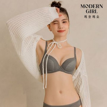 瑪登瑪朵 無比集中內衣 D80-F罩杯(煙燻綠)