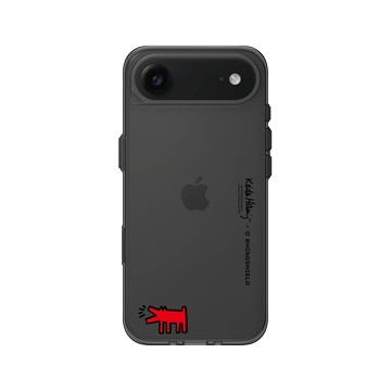 iPhone Air Clear (相機按鈕) 酷墨灰 - Keith Haring - Barking Dog