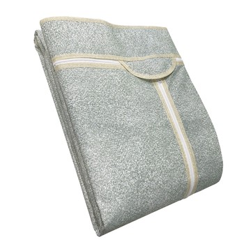 KI WISH 居家生活 不織布防塵套 搭配鐵架 棉麻綠  90 x 46 x 180cm  1個  1個