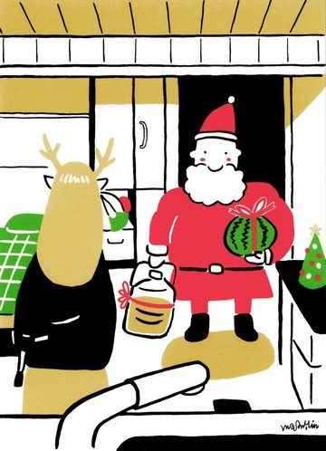 2025限量款聖誕名信片/卡片- 3號 來都來了...