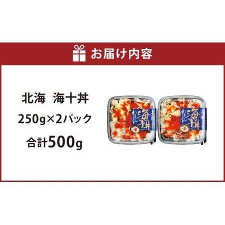 ふるさと納税 北海　海十丼　250ｇ×2 北海道札幌市