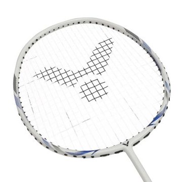 VICTOR 神速穿線拍-羽毛球 球拍 訓練 勝利 ARS-3210_WS-A 白藍黑