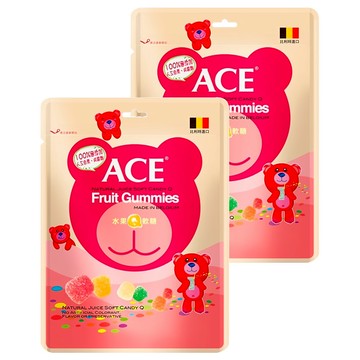 ACE 水果Q軟糖 比利時進口 無人工色素 無防腐劑  48g  2包