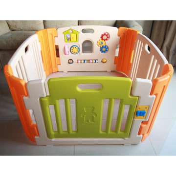 白色嬰兒安全遊戲圍欄HNP-735 韓國製造