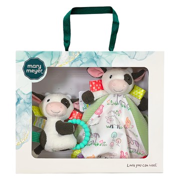 mary meyer 蜜兒 鄉村小牛波波經典禮盒  1盒  白色 + 綠色 + 棕色
