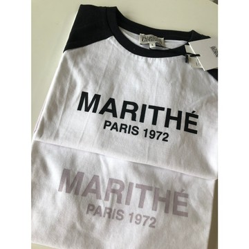SUL 韓國代購🇰🇷現貨/預購 MARITHE 拼接 短袖上衣 拼色款 W RAGLAN REGULAR LOGO TE