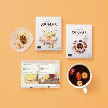 財源滾滾如意禮【小草作】紅棗溫補茶+檸檬潤聲茶 (附禮袋與心意小卡)