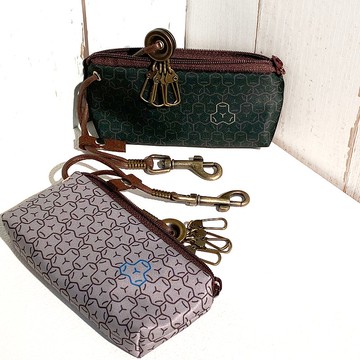 防水拉鍊鑰匙包 (波消紋龜甲) 接單生產*