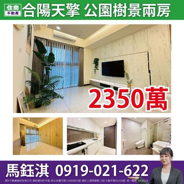 【合陽天擎】公園樹海美2房☆住商鈺淇★｜新北市新店區安光路