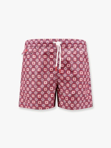 Nylon swim trunk with all-over maiolica print - KITON CIRO PAONE - gender_Man